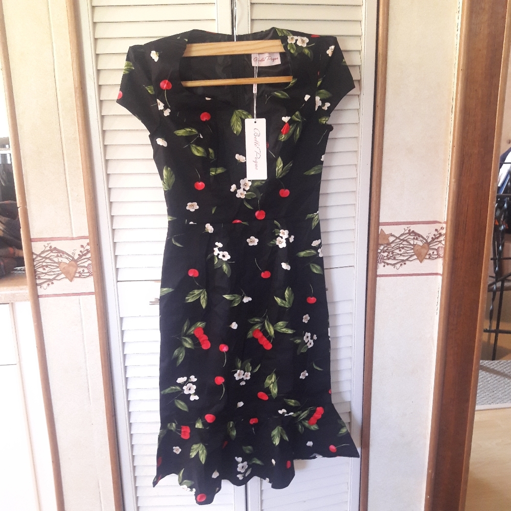Belle Poque cherry blossom dress